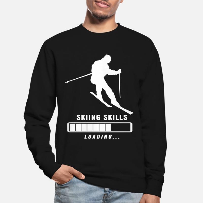 Skiing Skills Loading Loading Bar Gift Unisex Sweatshirt