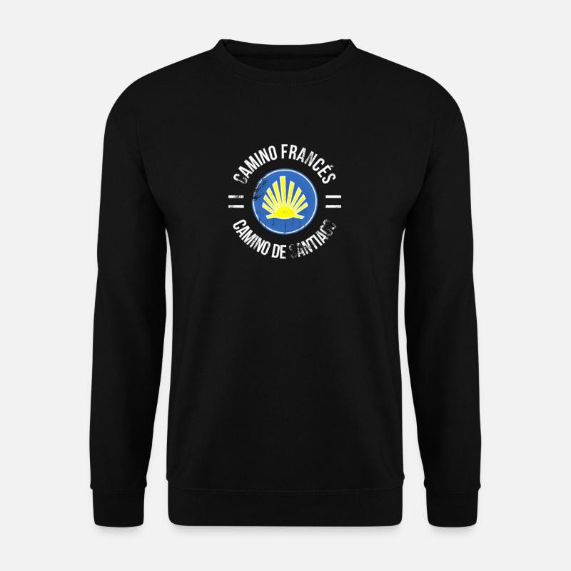 Camino Frances Pilgrim's Shell - Unisex Sweatshirt - black