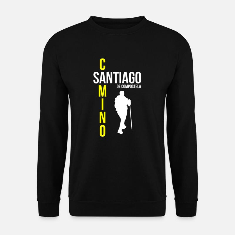 Camino de Santiago Pilgern - Unisex Pullover - Schwarz
