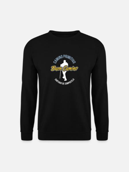 Buen Camino Primitivo Santiago de Compostela - Unisex Pullover - Schwarz