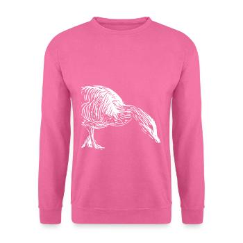 Coole Ente Gans Entenhalter Hobby - Unisex Pullover - Pink - Vorne