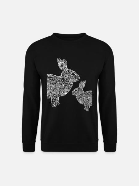 Pygmy rabbit - Unisex Sweatshirt - black
