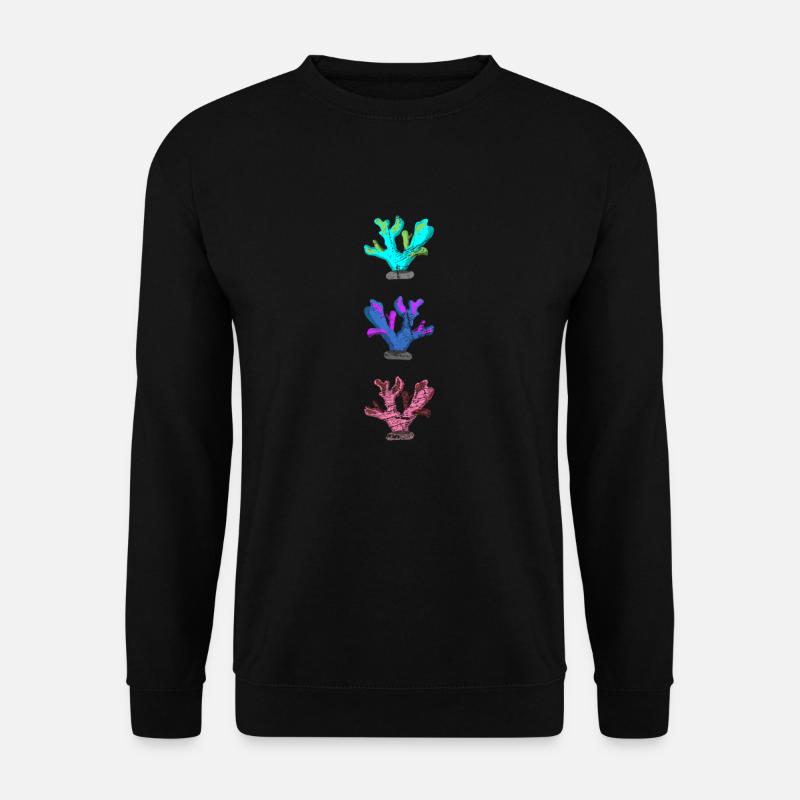 Bunte Korallen - Unisex Pullover - Schwarz