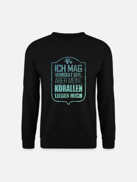 Korallen Aquarist Aquarianer Geschenkidee - Unisex Pullover - Schwarz