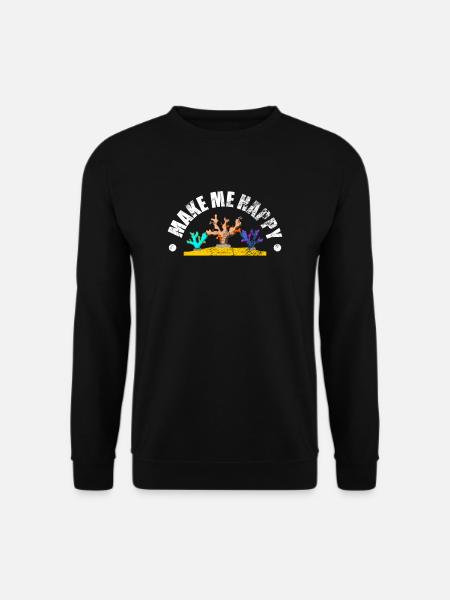 Bunte Korallen - Unisex Pullover - Schwarz