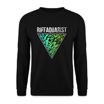 Reef Aquarist Aquarist Aquarist Aquaristics Coral - Unisex Sweatshirt - black - Front - Alina (178cm) & Michal (187cm)