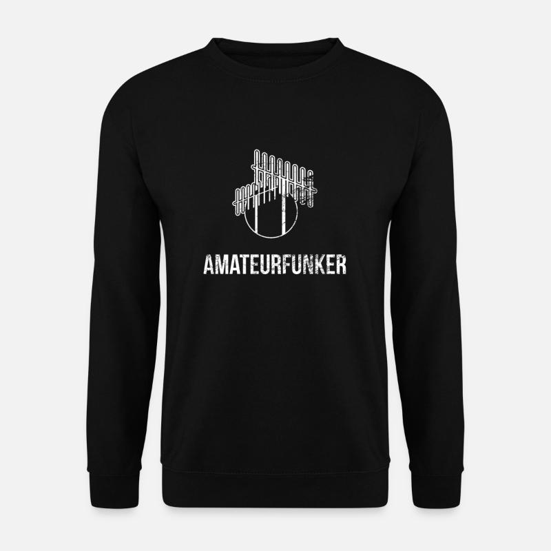 Amateurfunk Funker Geschenk - Unisex Pullover - Schwarz