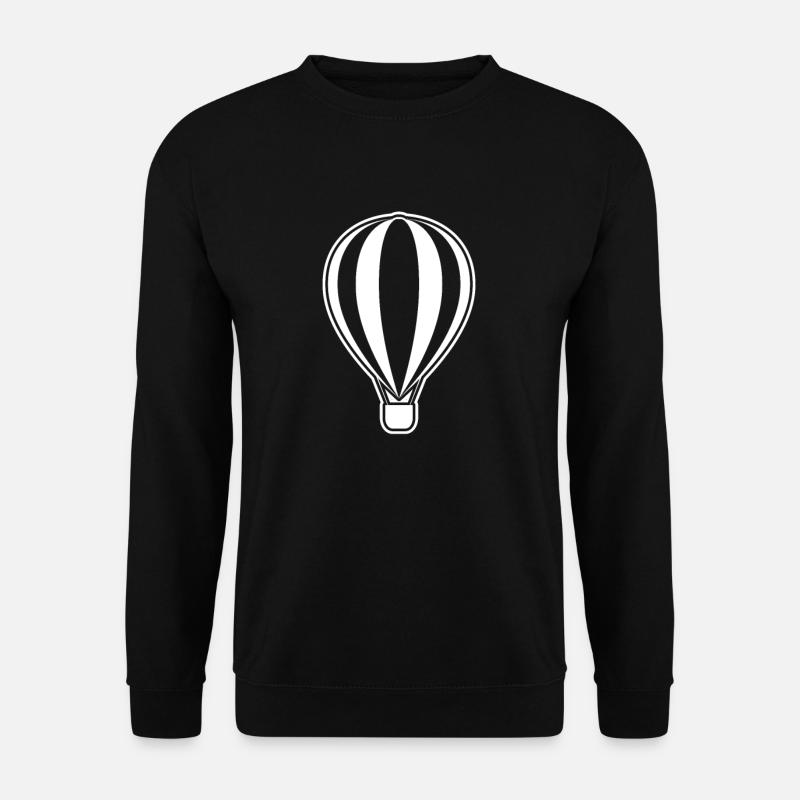 Freiballon Heißluftballon Geschenk - Unisex Pullover - Schwarz