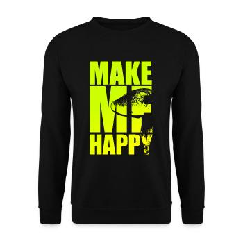 Mushroom Pickers Mushroom Pickers - Unisex Sweatshirt - black - Front - Alina (178cm) & Michal (187cm)