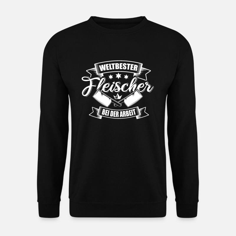 Fleischer Metzger Schlachter - Unisex Pullover - Schwarz