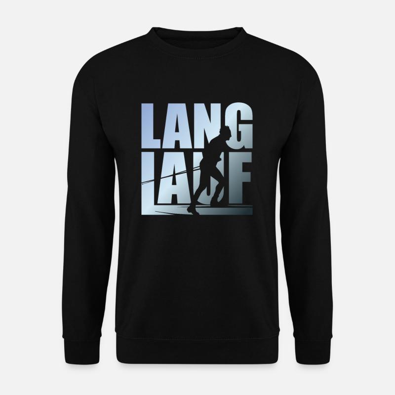 Skilanglauf Langläufer - Unisex Pullover - Schwarz