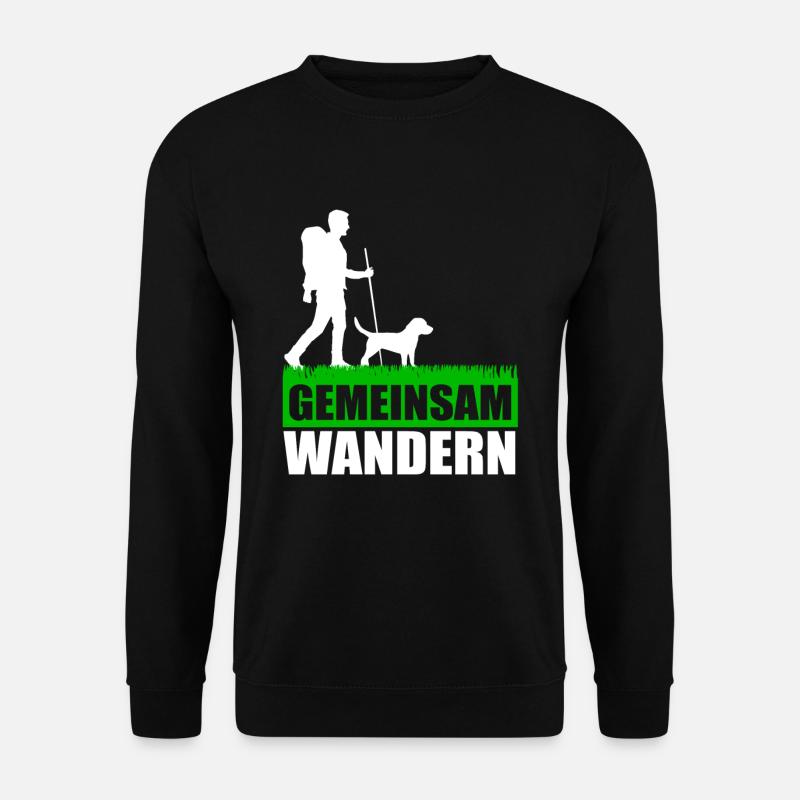 Wanderung Hund - Unisex Pullover - Schwarz