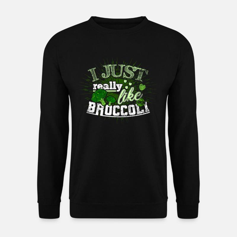 Broccoli vegetables - Unisex Sweatshirt - black