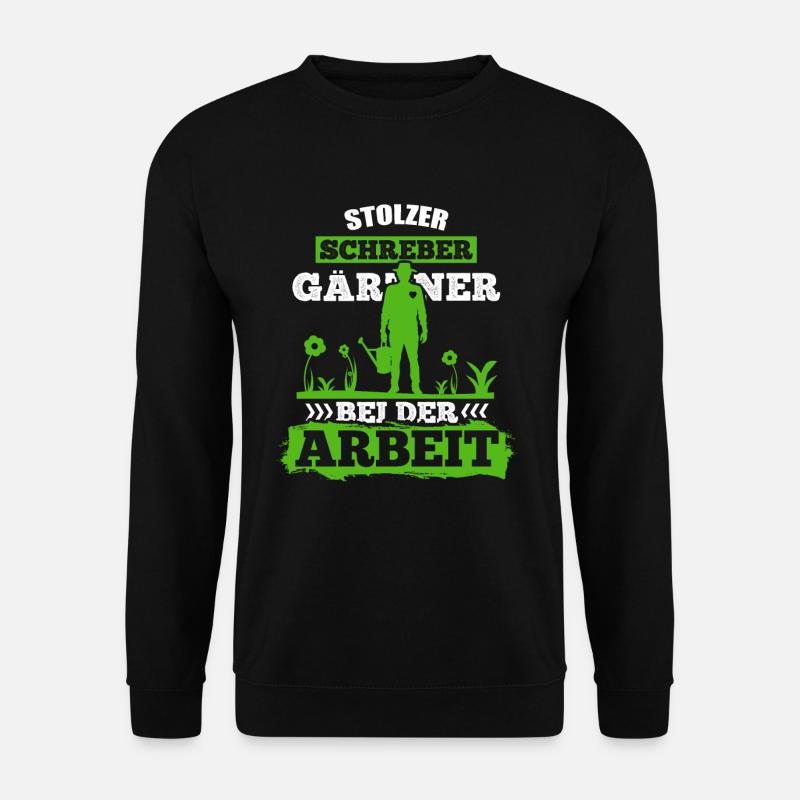 Lustiger Schrebergarten Spruch - Unisex Pullover - Schwarz