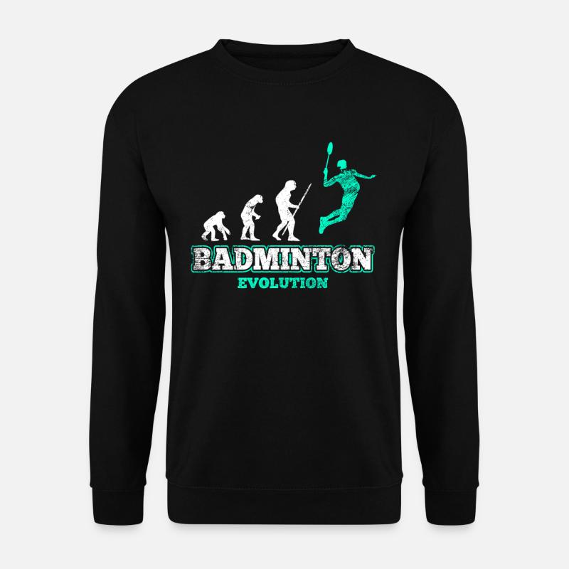 Badminton Badminton Player - Unisex Sweatshirt - black