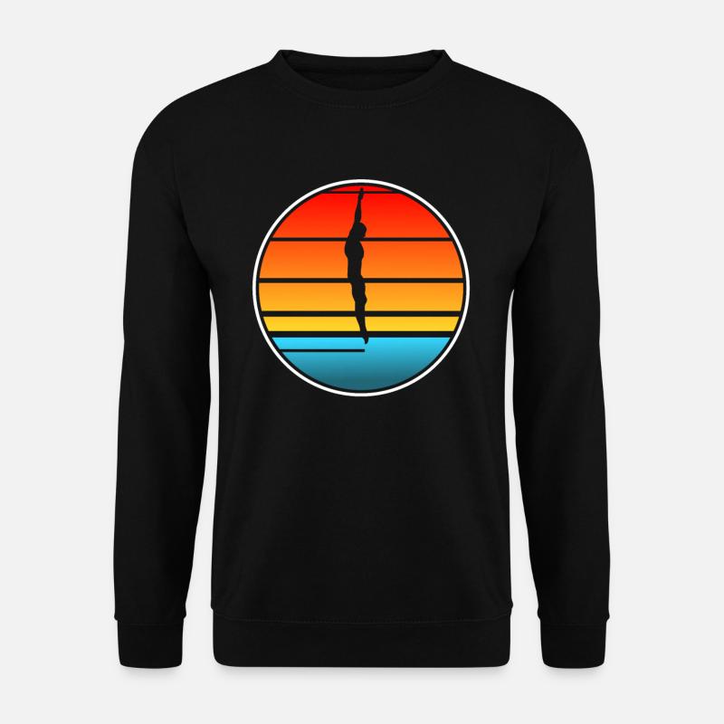 Wasserspringen - Unisex Pullover - Schwarz