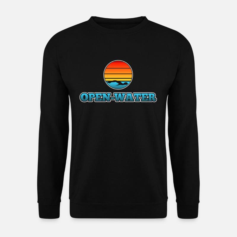 Schwimmer Schwimmen - Unisex Pullover - Schwarz