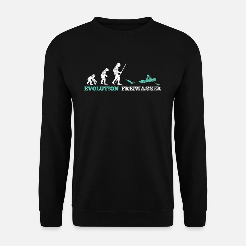 Schwimmen Freiwasser Evolution - Unisex Pullover - Schwarz