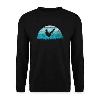 Plongée sous-marine - Sweat-shirt Unisexe - noir - Devant - Alina (178cm) & Michal (187cm)