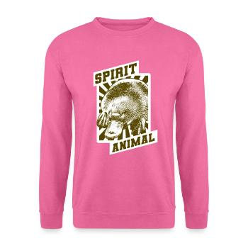 Retro-bec cadeau - Sweat-shirt Unisexe - rose - Devant