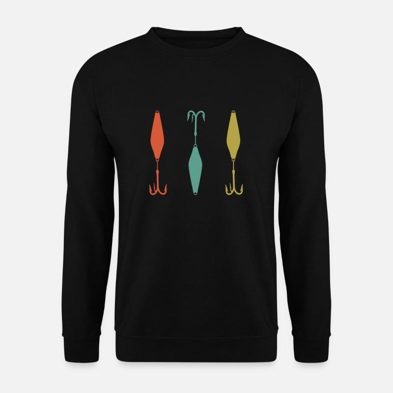 Pilker fish hook - Unisex Sweatshirt - black