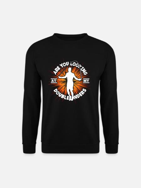 Seilspringer jump rope jump rope - Unisex Sweatshirt - black