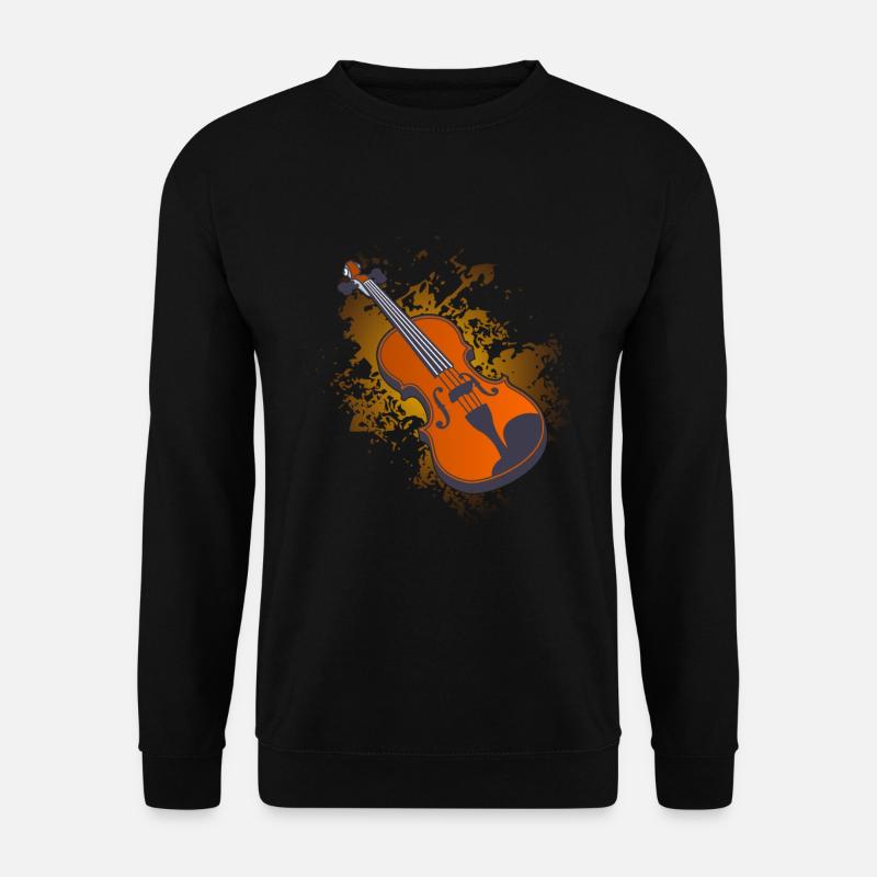 Violine Geige - Unisex Pullover - Schwarz