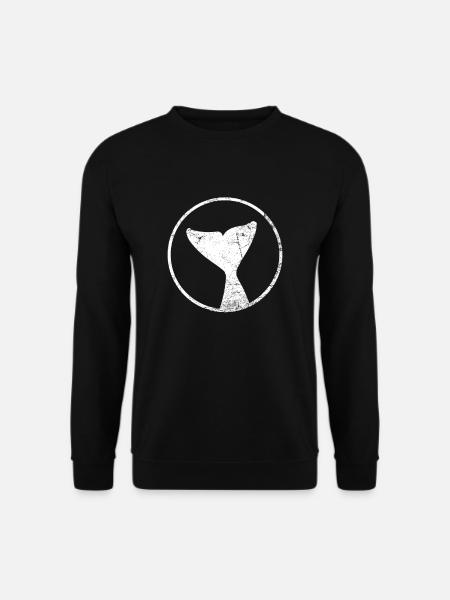 Wal Pottwal Illustration - Unisex sweater - sort