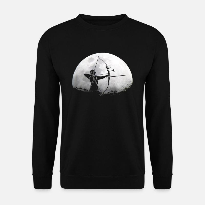 Bow archer moon - Unisex Sweatshirt - black