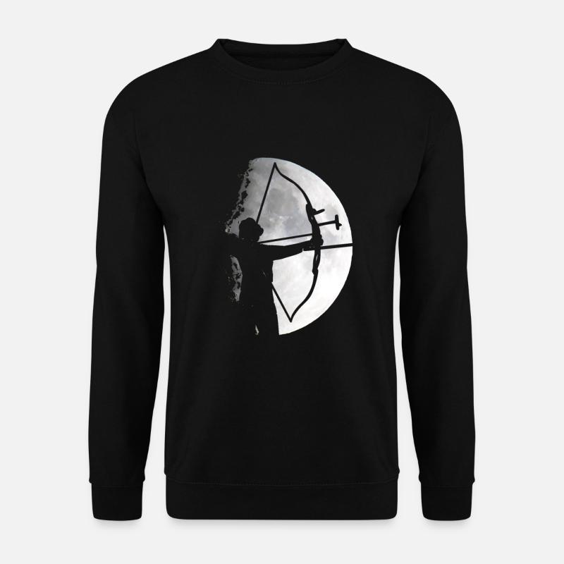 Mond Bogenschütze - Unisex Pullover - Schwarz