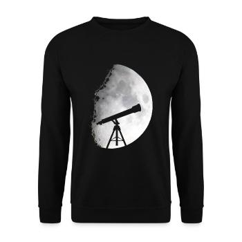 Espace télescopique - Sweat-shirt Unisexe - noir - Devant - Alina (178cm) & Michal (187cm)