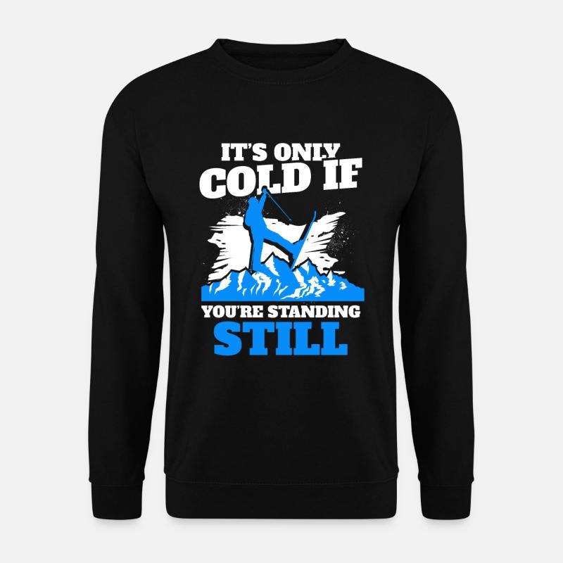 Ski Skieurs de ski - Sweat-shirt Unisexe - noir