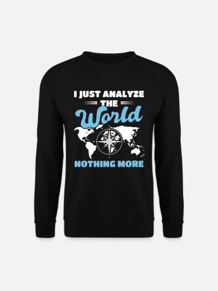 Map Map Plan Cartography - Unisex Sweatshirt - black