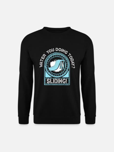 Piscine Toboggan extérieur Toboggans - Sweat-shirt Unisexe - noir
