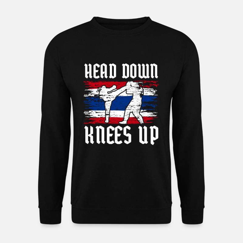 Thai Boxing - Unisex Pullover - Schwarz