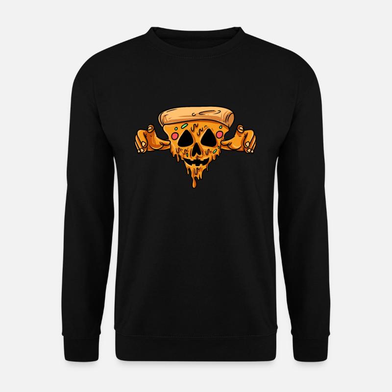 Pizza Scheibe - Unisex Pullover - Schwarz