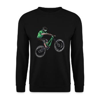 VTT VTT - Sweat-shirt Unisexe - noir - Devant - Alina (178cm) & Michal (187cm)