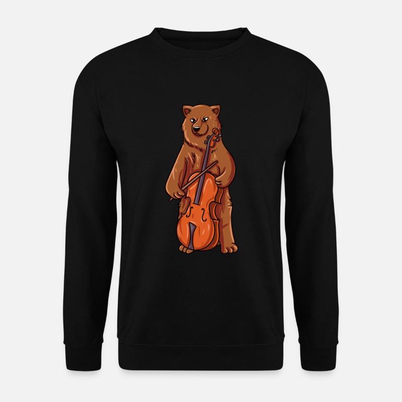 Cello spielen - Unisex Pullover - Schwarz
