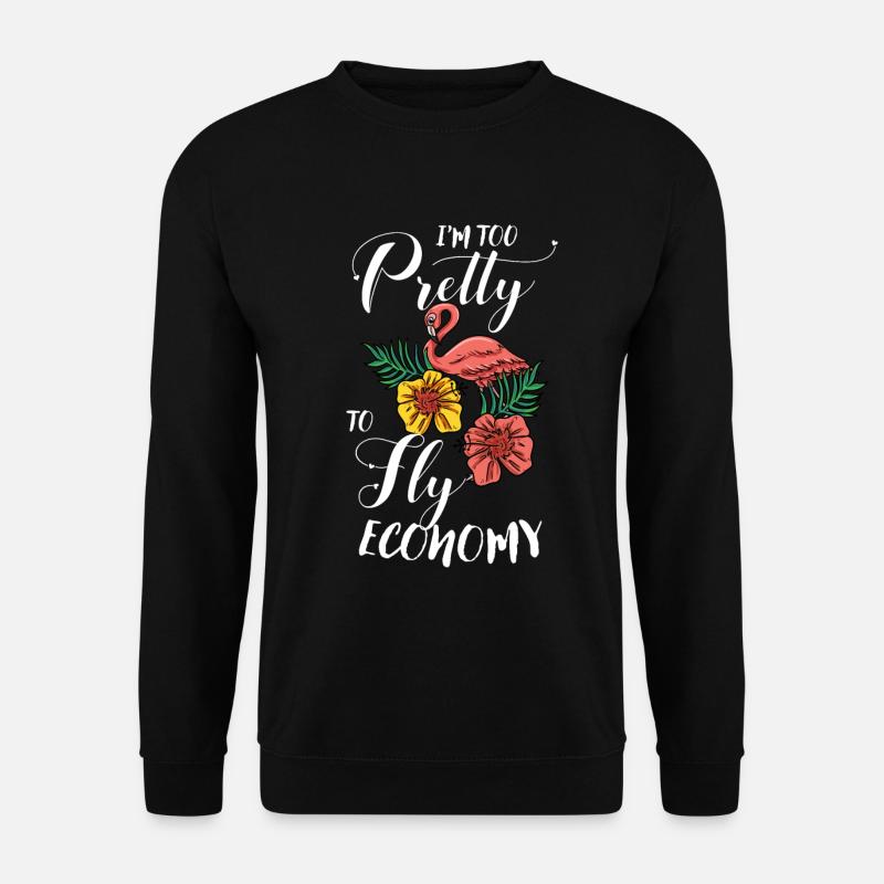 Flamingo - Unisex Pullover - Schwarz