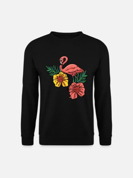 Flamant rose - Sweat-shirt Unisexe - noir