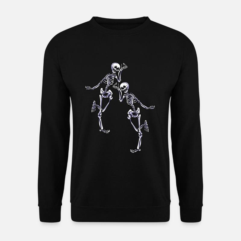 Dancing skeletons - Unisex Sweatshirt - black
