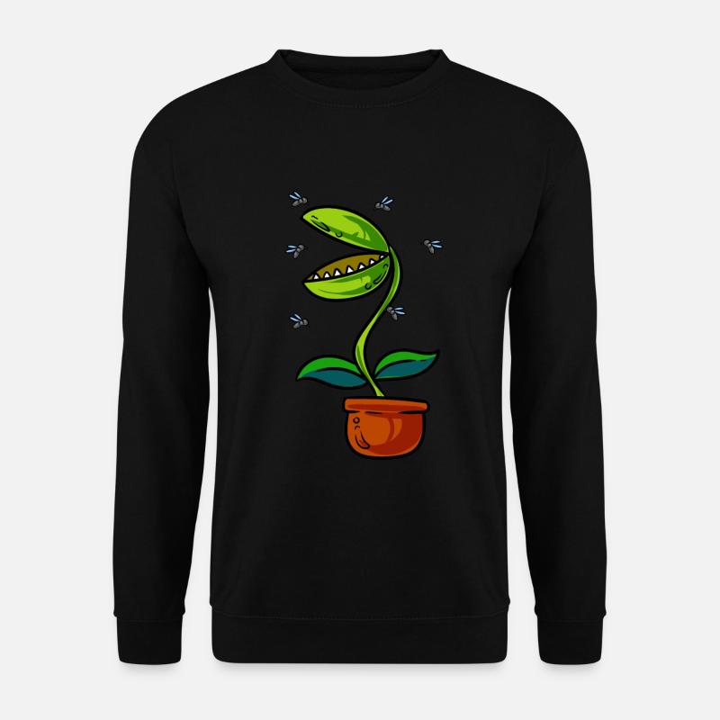 Venus Flytrap Plant - Unisex Sweatshirt - black