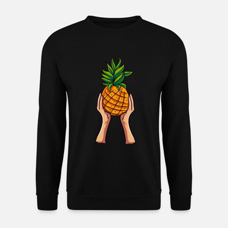 Ananas - Unisex Pullover - Schwarz