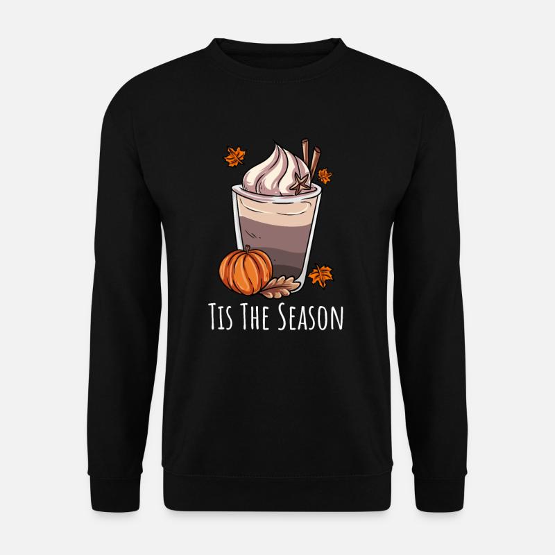 Café d’automne - Sweat-shirt Unisexe - noir