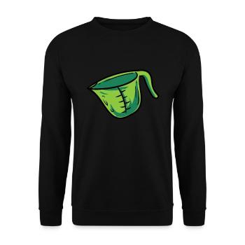 Pichet de mesure - Sweat-shirt Unisexe - noir - Devant - Alina (178cm) & Michal (187cm)