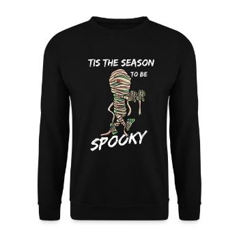 Maman Creepy - Sweat-shirt Unisexe - noir - Devant - Alina (178cm) & Michal (187cm)