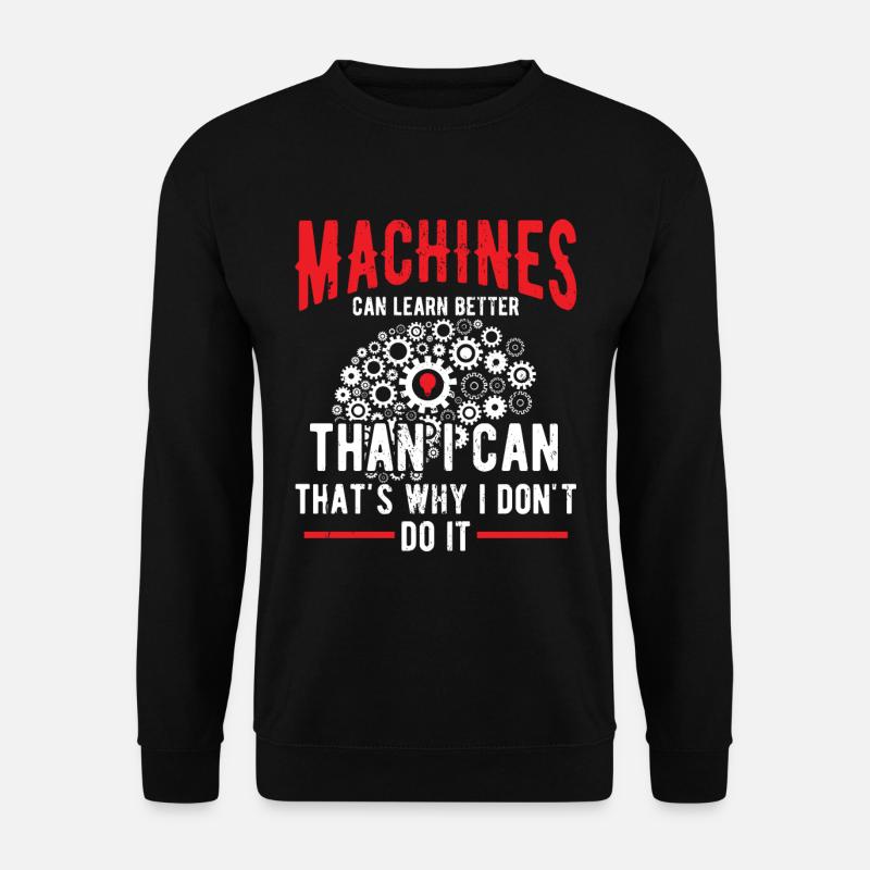 AI Machine Programming Robot Engineer - Unisex Sweatshirt - black