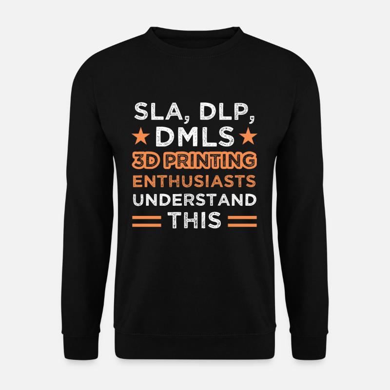 Graphic Nerd Print Tech Machine - Unisex Sweatshirt - black