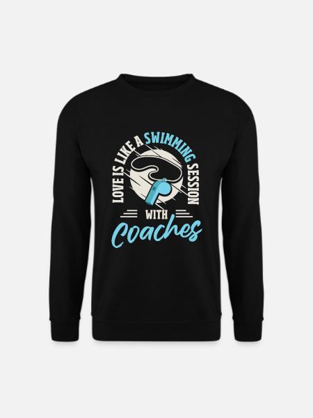 Trainer Ausbilder Coaching Schwimmen Sporttrainer - Unisex Pullover - Schwarz