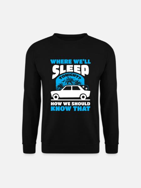 Travel Road Trip Car - Unisex Sweatshirt - black